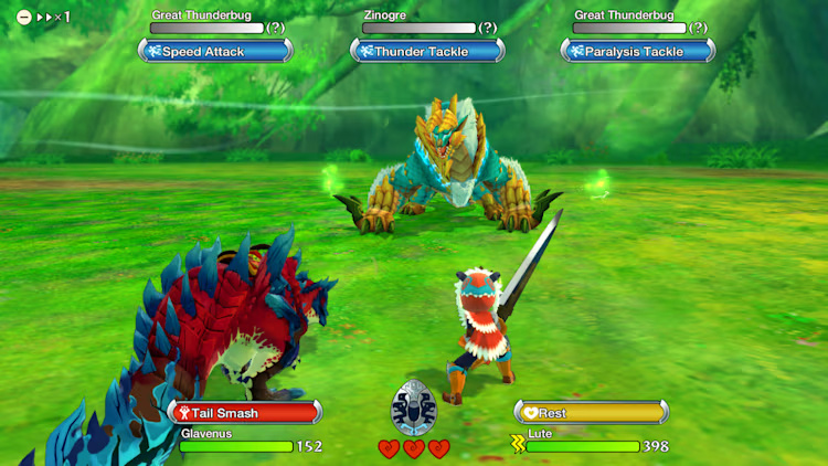 Monster Hunter Stories ROM (NSP/XCI) Download screenshot